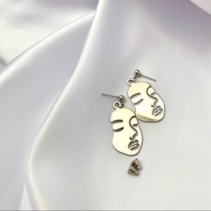 Art Feminist Drop Earring